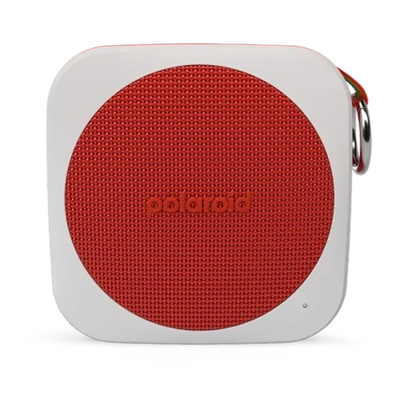 Портативна Bluetooth-колонка Polaroid P1 Music Player Red з карабіном, водонепроникна IPX5