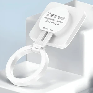 Портативная лампа для iPhone с MagSafe, для селфи / видео / стримов, 2700-8000K, поворот на 180° | Ulanzi LT010 Selfie Light Black - Фото 3