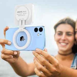 Портативная лампа для iPhone с MagSafe, для селфи / видео / стримов, 2700-8000K, поворот на 180° | Ulanzi LT010 Selfie Light Black - Фото 5