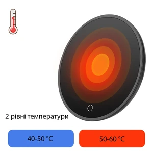 Портативная USB-подставка для подогрева кофе/воды/молока, с регуляцией температуры, 8-10Вт | iLoungeMax Electric Touch Pad - Фото 4