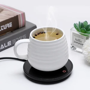 Портативная USB-подставка для подогрева кофе/воды/молока, с регуляцией температуры, 8-10Вт | iLoungeMax Electric Touch Pad - Фото 2