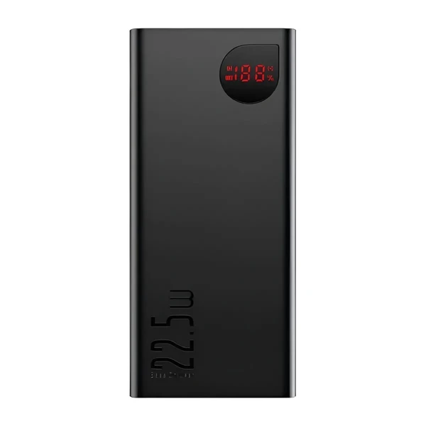 Повербанк Baseus Adaman Power Bank із швидкою зарядкою 22.5W та дисплеєм, 40000 mAh