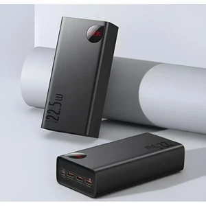 Повербанк Baseus Adaman Power Bank с быстрой зарядкой 22.5W и дисплеем, 40000 mAh - Фото 2