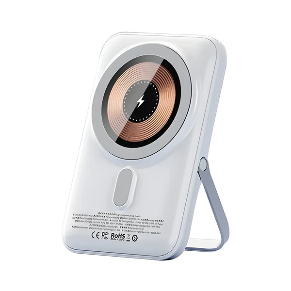 Повербанк MagSafe для iPhone с подставкой и LED дисплеем 10000mAh, 20W | iLoungeMax PowerStand White