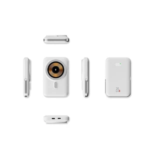 Повербанк MagSafe для iPhone с подставкой и LED дисплеем 10000mAh, 20W | iLoungeMax PowerStand White - Фото 2