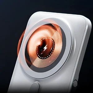 Повербанк MagSafe для iPhone с подставкой и LED дисплеем 10000mAh, 20W | iLoungeMax PowerStand White - Фото 4