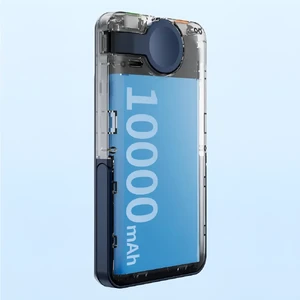 Повербанк MagSafe для iPhone / Apple Watch 10000mAh, с быстрой зарядкой 20W и подставкой | iLoungeMax PowerBank Duo Blue - Фото 5