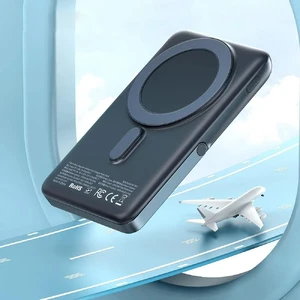 Повербанк для iPhone з MagSafe 10000mAh, з дисплеєм та підставкою, 15W | Mcdodo GoPower Grey - Фото 4