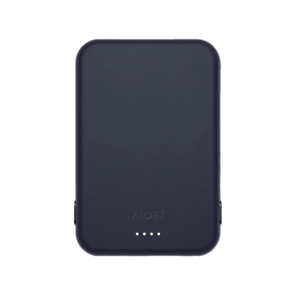 Повербанк MagSafe Moft Snap Battery Pack Navy Blue для iPhone 3400mAh з USB-C з індикаторами заряду