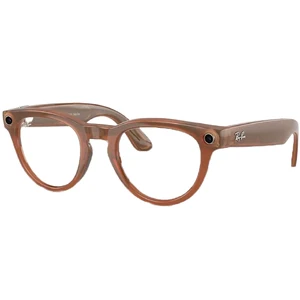 Фотохромні розумні окуляри Ray-Ban Meta Headliner, Shiny Caramel / Clear / Sapphire Transitions  - Фото 1