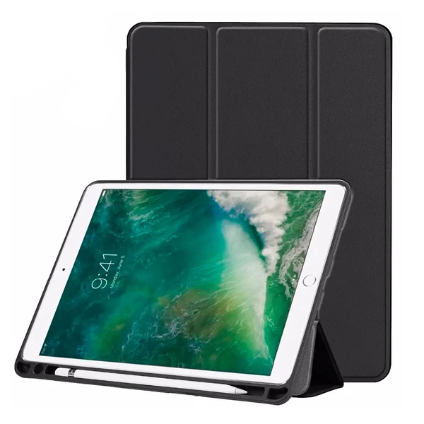 Чохол з тримачем для стилуса iLoungeMax Protective Smart Cover Black для iPad Air 3 (2019) | Pro 10.5"