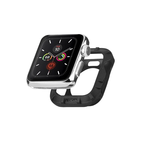 Силіконовий чохол Pelican Protector Bumper Black для Apple Watch 44mm | 42mm