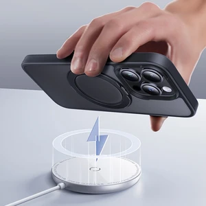Противоударный чехол с MagSafe и подставкой Baseus CyberLoop 360° Black для iPhone 15 Pro - Фото 3