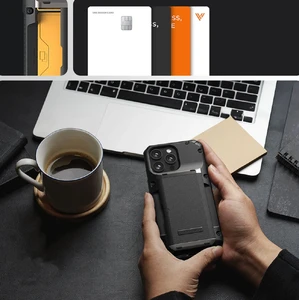 Протиударний чохол-гаманець VRS Design Damda Glide Pro для iPhone 15 Pro - Фото 3