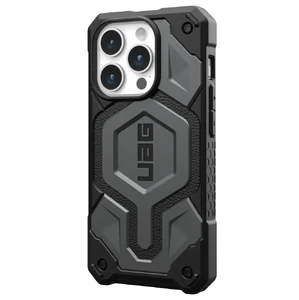 Противоударный чехол MagSafe UAG Monarch Pro Silver для iPhone 15 Pro Max - Фото 2