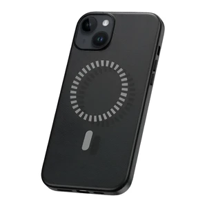 Шкіряний чохол з MagSafe Baseus Fauxther Series Black для iPhone 15 Plus