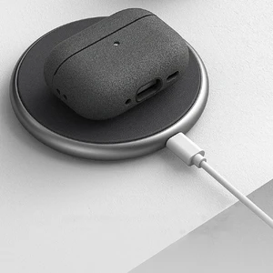 Протиударний чохол з ремінцем VRS Design Modern Sand Stone для AirPod Pro 2 - Фото 7