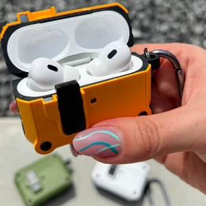 Протиударний чохол з замком iLoungeMax Creative Carbon Fiber Case Pumpkin для AirPods Pro 2 - Фото 7