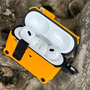 Протиударний чохол з замком iLoungeMax Creative Carbon Fiber Case Pumpkin для AirPods Pro 2 - Фото 5