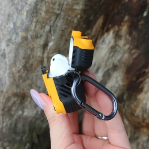 Протиударний чохол з замком iLoungeMax Creative Carbon Fiber Case Pumpkin для AirPods Pro 2 - Фото 10