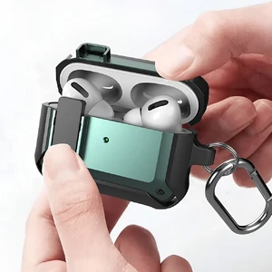 Противоударный чехол на замке для AirPods 3 с карабином | iLoungeMax Lock Case Green - Фото 9