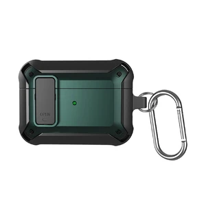 Противоударный чехол на замке для AirPods 3 с карабином | iLoungeMax Lock Case Green  - Фото 1