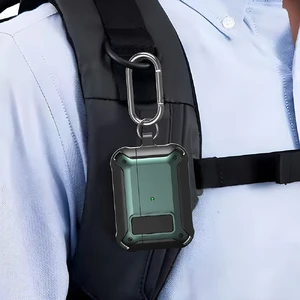 Противоударный чехол на замке для AirPods Pro 2 с карабином | iLoungeMax Lock Case Green - Фото 10
