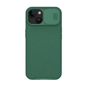Протиуданий чохол зі шторкою для камери Nillkin CamShield Pro Deep Green для iPhone 15 - Фото 3
