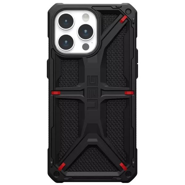 Протиударний чохол UAG Monarch Series Kevlar Black для iPhone 15 Pro в Сумах