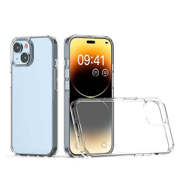 Прозорий пластиковий TPU+Acrylic чохол iLoungeMax для iPhone 15 в Одесі