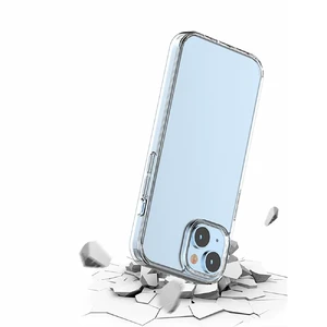 Прозорий пластиковий TPU+Acrylic чохол iLoungeMax для iPhone 15 - Фото 4