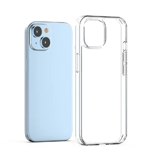 Прозорий пластиковий TPU+Acrylic чохол iLoungeMax для iPhone 15 - Фото 2