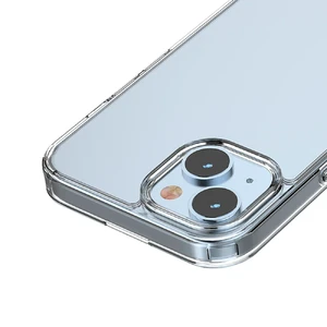 Прозорий пластиковий TPU+Acrylic чохол iLoungeMax для iPhone 15 Plus - Фото 5