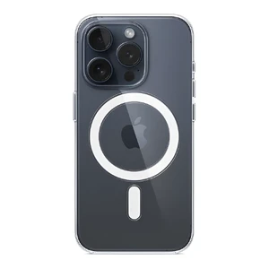 Прозорий пластиковий TPU+Acrylic чохол iLoungeMax з MagSafe для iPhone 15 Pro - Фото 2