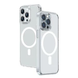 Прозорий пластиковий TPU+Acrylic чохол iLoungeMax з MagSafe для iPhone 15 Pro - Фото 3