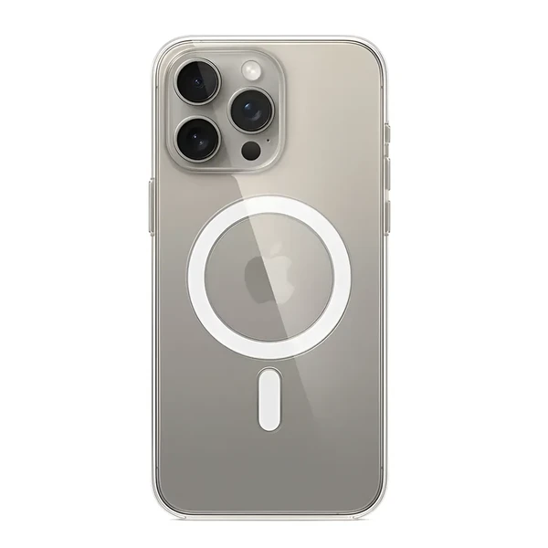 Прозрачный пластиковый TPU+Acrylic чехол iLoungeMax с MagSafe для iPhone 15 Pro Max в Броварах