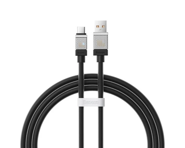 Зарядний кабель USB to Type-C для швидкої зарядки Baseus CoolPlay Series Black 100W (1m) в Харкові