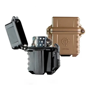 Подарунковий протиударний чохол для запальнички Zippo | Thyrm PyroVault Lighter Armor Black - Фото 2