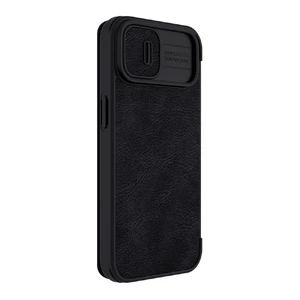 Кожаный чехол-книжка Nillkin Qin Pro Leather Case Black для iPhone 14 | 13 - Фото 3