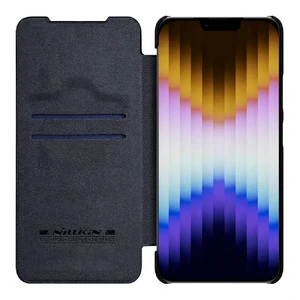 Кожаный чехол-книжка Nillkin Qin Pro Leather Case Black для iPhone 14 | 13 - Фото 5
