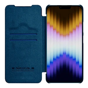 Шкіряний чохол-книжка Nillkin Qin Pro Leather Case Blue для iPhone 14 | 13 - Фото 5