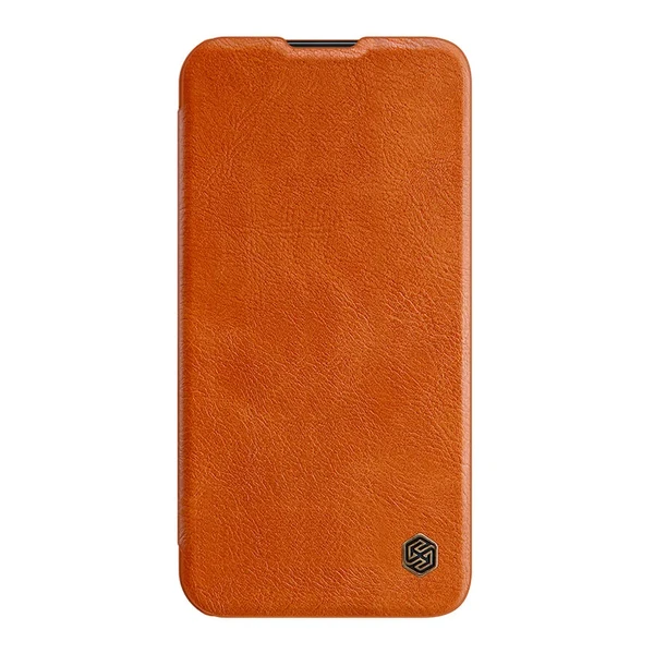 Шкіряний чохол-книжка Nillkin Qin Pro Leather Case Brown для iPhone 14 | 13 у Житомирі