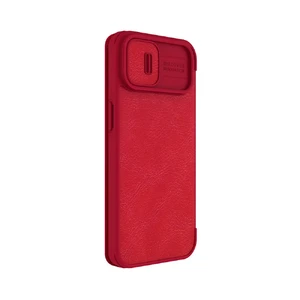 Шкіряний чохол-книжка Nillkin Qin Pro Leather Case Red для iPhone 14 | 13 - Фото 3