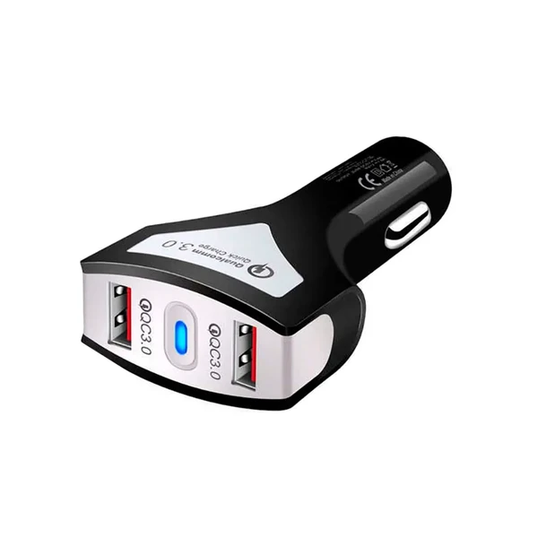 Автомобільний зарядний пристрій iLoungeMax Dual USB Quick Charge 3.0 Black