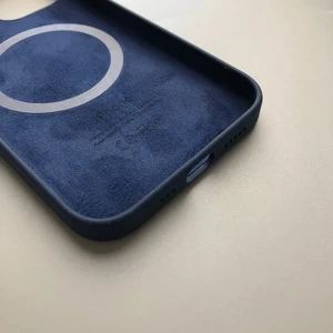 Силіконовий чохол iLoungeMax Silicone Case MagSafe Deep Navy для iPhone 12 | 12 Pro OEM (c підтримкою анімації) - Фото 7