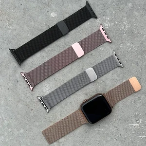 Ремешок iLoungeMax Milanese Loop Pink для Apple Watch Ultra 49mm | 45mm | 44mm | 42mm - Фото 10