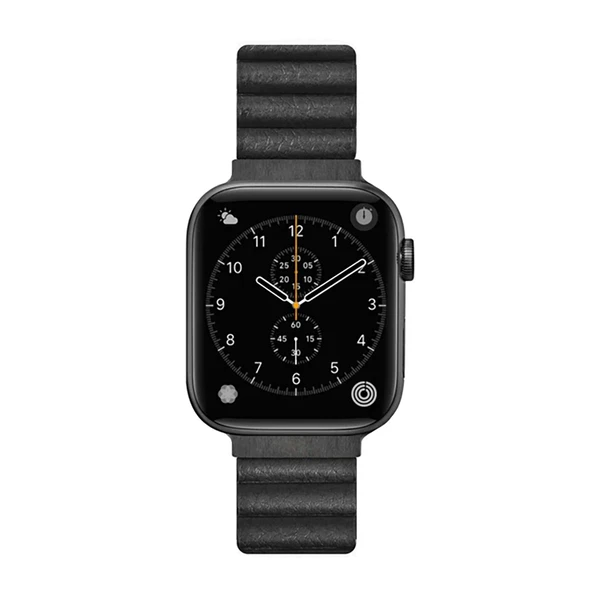 Шкіряний ремінець Laut NOVI LUXE Midnight для Apple Watch 41mm | 40mm | 38mm у Броварах