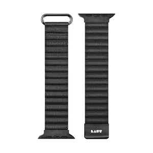 Шкіряний ремінець Laut NOVI LUXE Midnight для Apple Watch Ultra 49mm | 45mm | 44mm | 42mm - Фото 3