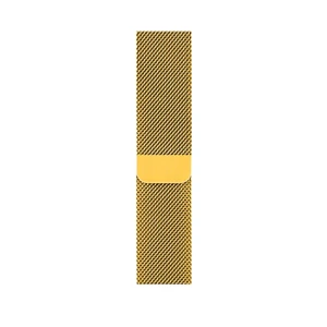 Ремінець iLoungeMax Milanese Loop Gold для Apple Watch Ultra 49mm | 45mm | 44mm | 42mm - Фото 2