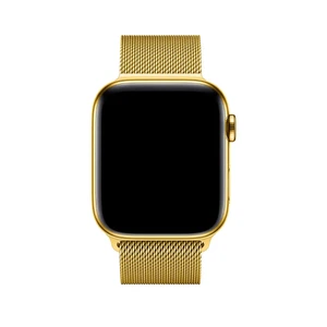 Ремінець iLoungeMax Milanese Loop Gold для Apple Watch Ultra 49mm | 45mm | 44mm | 42mm - Фото 3